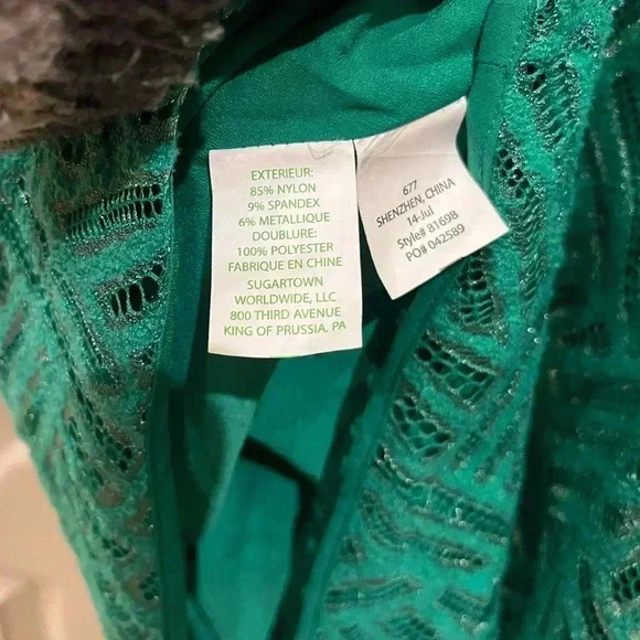 NWT Lilly Pulitzer Camellia Bamboo Geo Lace Dress Size 8 - Picture 13 of 15